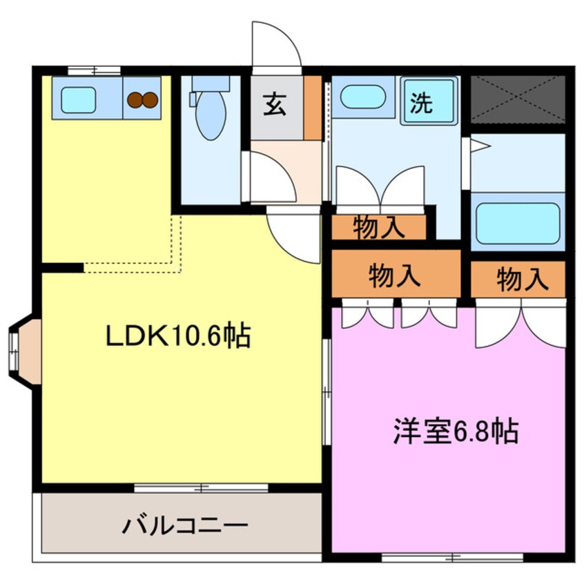 間取図 シャンティ