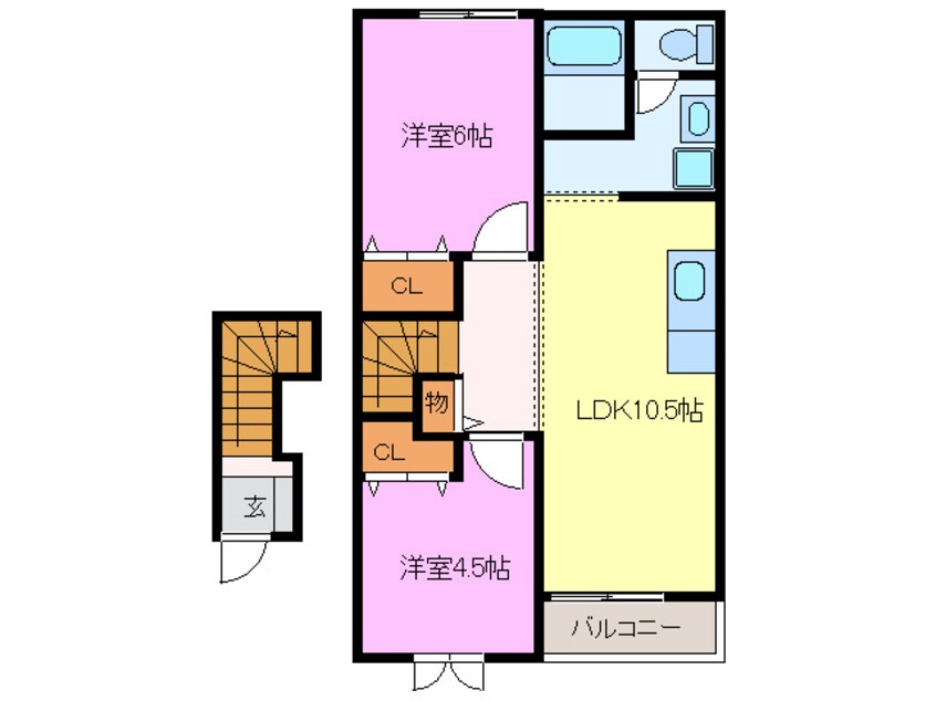 間取図 スプリング・フィールド