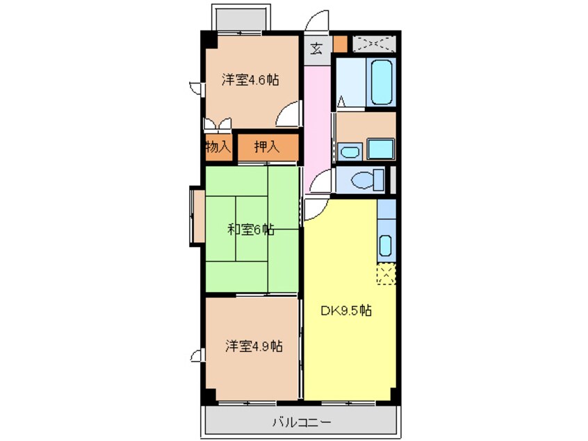 間取図 第一吉田マンション