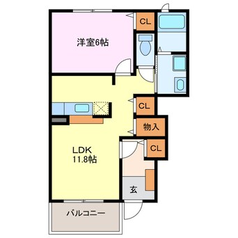 間取図 カルモ