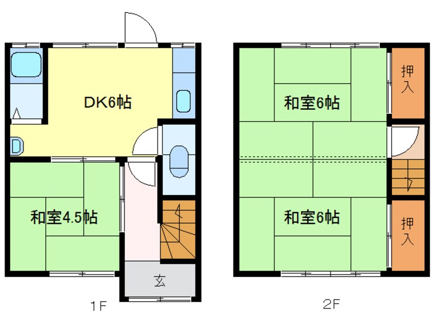 間取図 浅野様借家