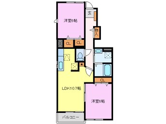 間取図 プリュジュールⅠ