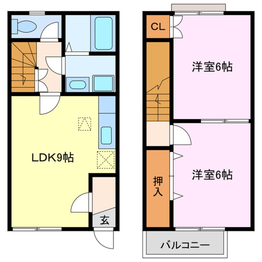 間取図 ＤＵＰＬＥＸ俊
