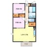 アージュドール 2LDK+Sの間取り