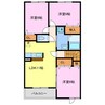 サンリット 3LDKの間取り