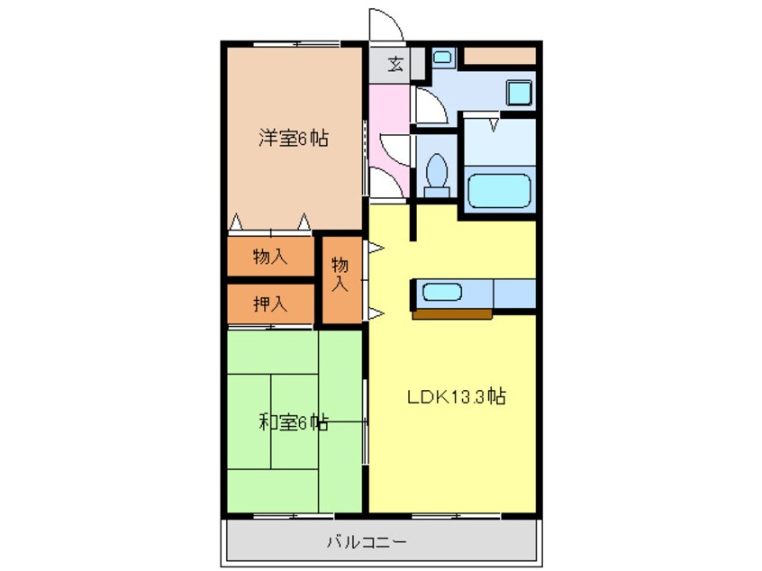 間取図 ウェルメイドＫ