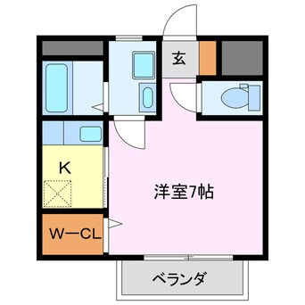 間取図 クローバーハイツ