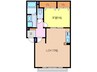 ＣＡＳＡ　ＫＩＴＡＮＡＧＯＹＡ 1LDKの間取り