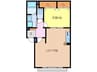 ＣＡＳＡ　ＫＩＴＡＮＡＧＯＹＡ 1LDKの間取り