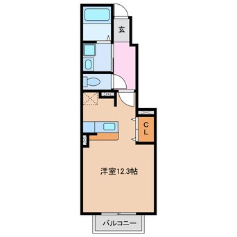 間取図 エリタージュⅡ