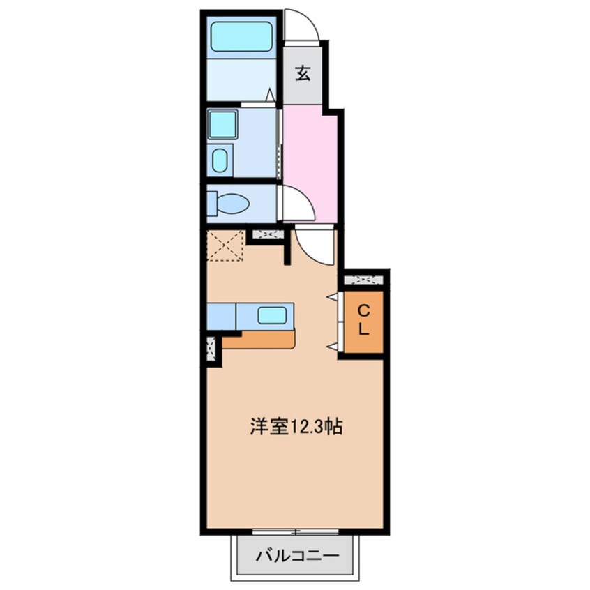間取図 エリタージュⅡ