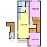 ルミエール 2LDKの間取り