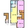 ルミエール 2LDKの間取り