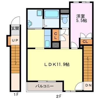 間取図 シャトー・シャルマンⅡ