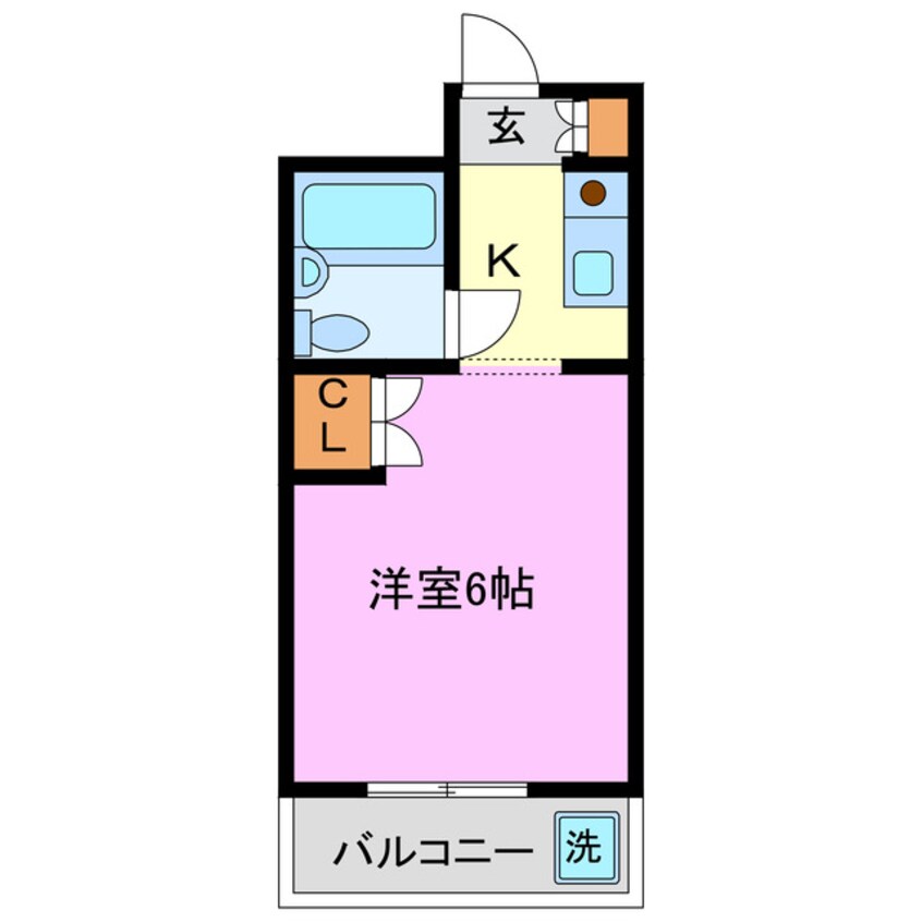 間取図 サンコートにしび