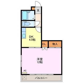 間取図 Ｕハイツ