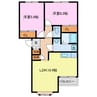 ナミアピア 2LDKの間取り