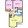 ナミアピア 2LDKの間取り