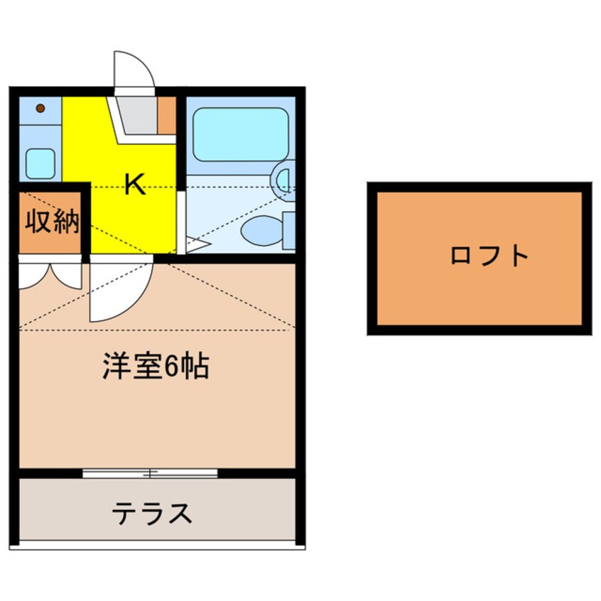 間取図 アーバンライフ東枇杷島2