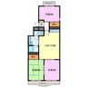 第一早川ビル 3LDKの間取り