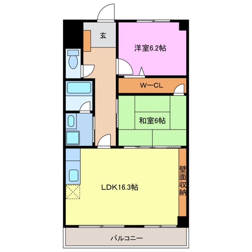 間取図 メゾンボー隅田