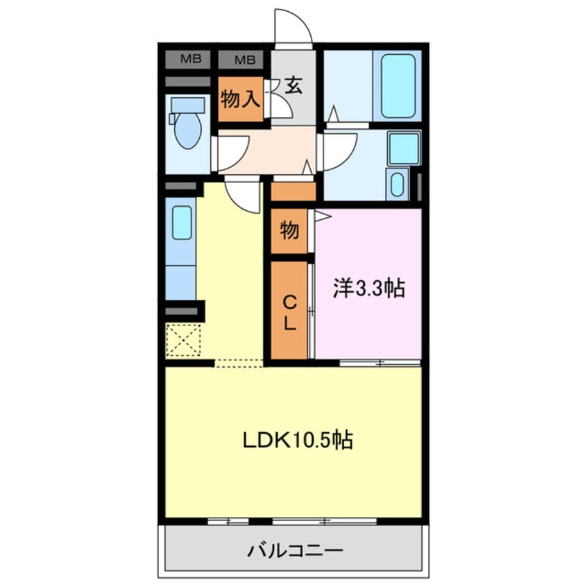 間取図 メゾンエスターブレ