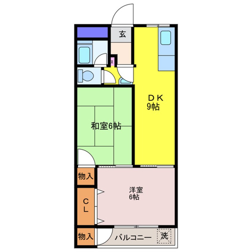 間取図 ＯＳ・ＳＫＹマンション中小田井