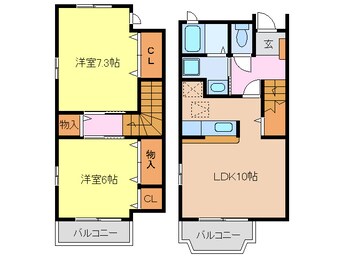 間取図 リバティヒルズ八反