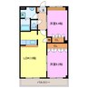 ドルチェ 2LDKの間取り