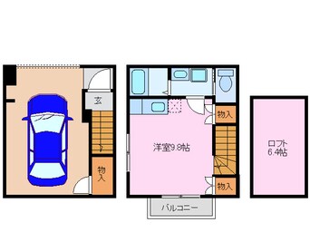 間取図 サンライズ天下地