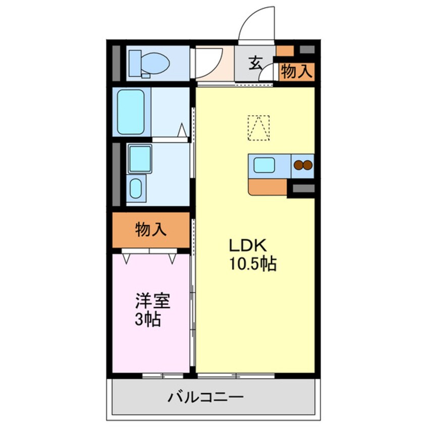 間取図 セジュール信長