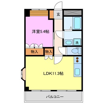 間取図 エスポアールⅡ