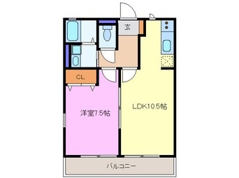 間取図 ホウケンアパート池之表