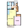 サンライズ 1LDKの間取り
