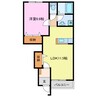 パストラル 1LDKの間取り