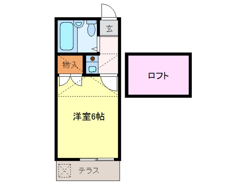 間取図 名古屋市営地下鉄東山線/八田駅 徒歩19分 1階 築35年