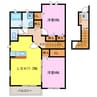Ｋ’ｆ　Ｓｔｙｌｅ 2LDKの間取り