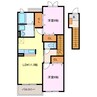 アン・ルポゼ 2LDKの間取り