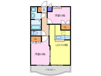 間取図 エスパートヴィル