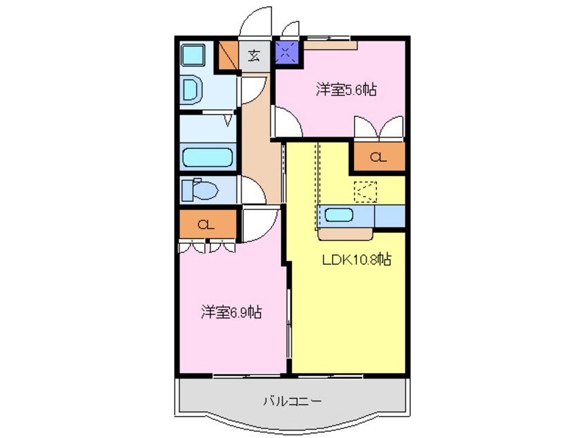 間取図 エスパートヴィル