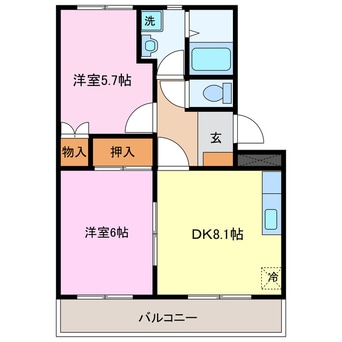 間取図 ハーフバレー