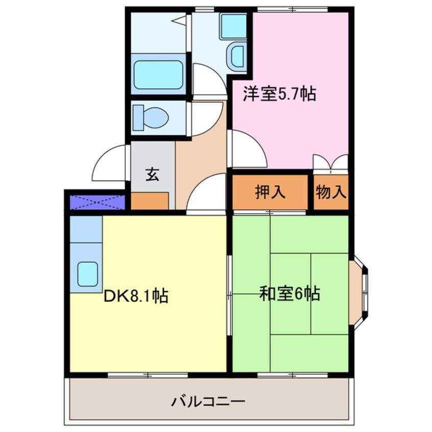 間取図 ハーフバレー