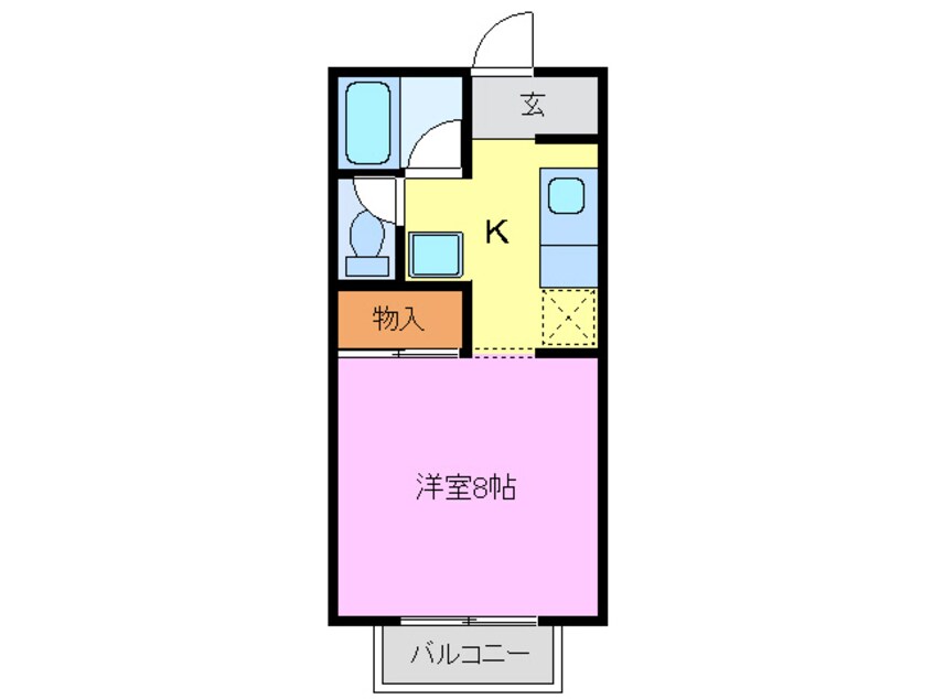 間取図 ラプランタン加島