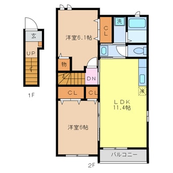 間取図 プロムナード