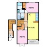 ライタス 2LDKの間取り