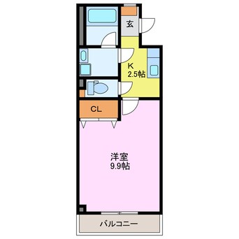 間取図 クリスタル城西