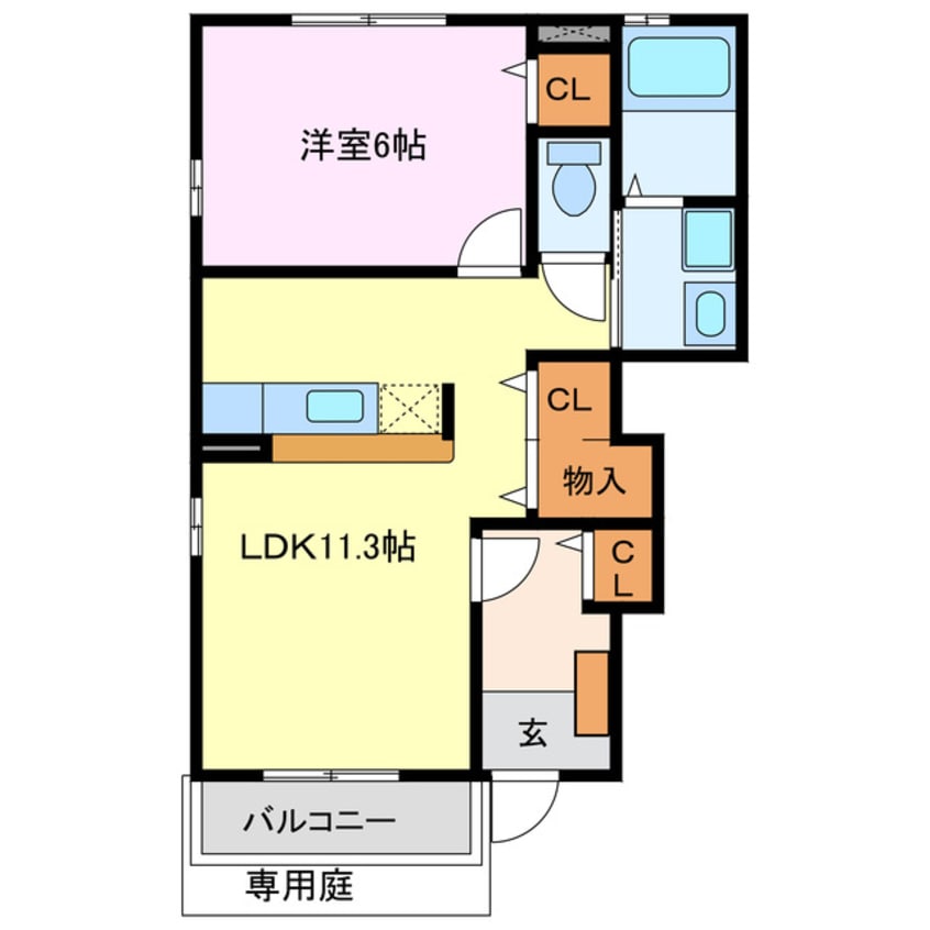 間取図 ヴィアーレ
