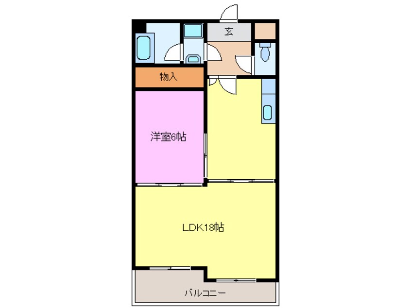 間取図 ネオ赤城一番