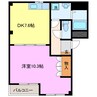 オレンジハウス 1DKの間取り