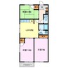ロゼット平出 3LDKの間取り